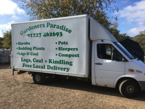 Project Signs - Gardeners Paradise Van