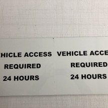 Project Signs UK Ltd-Vechile Access Signs