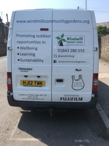 Project Signs - Windmill Van Back