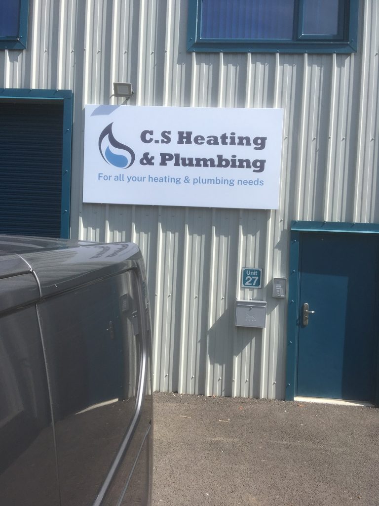 Project Signs - CS Heating & Plumbing