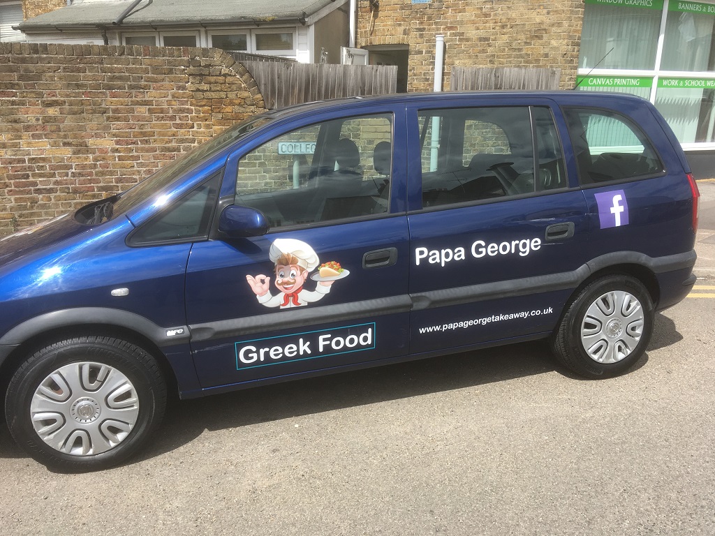 Project Signs - Papa George Car 1